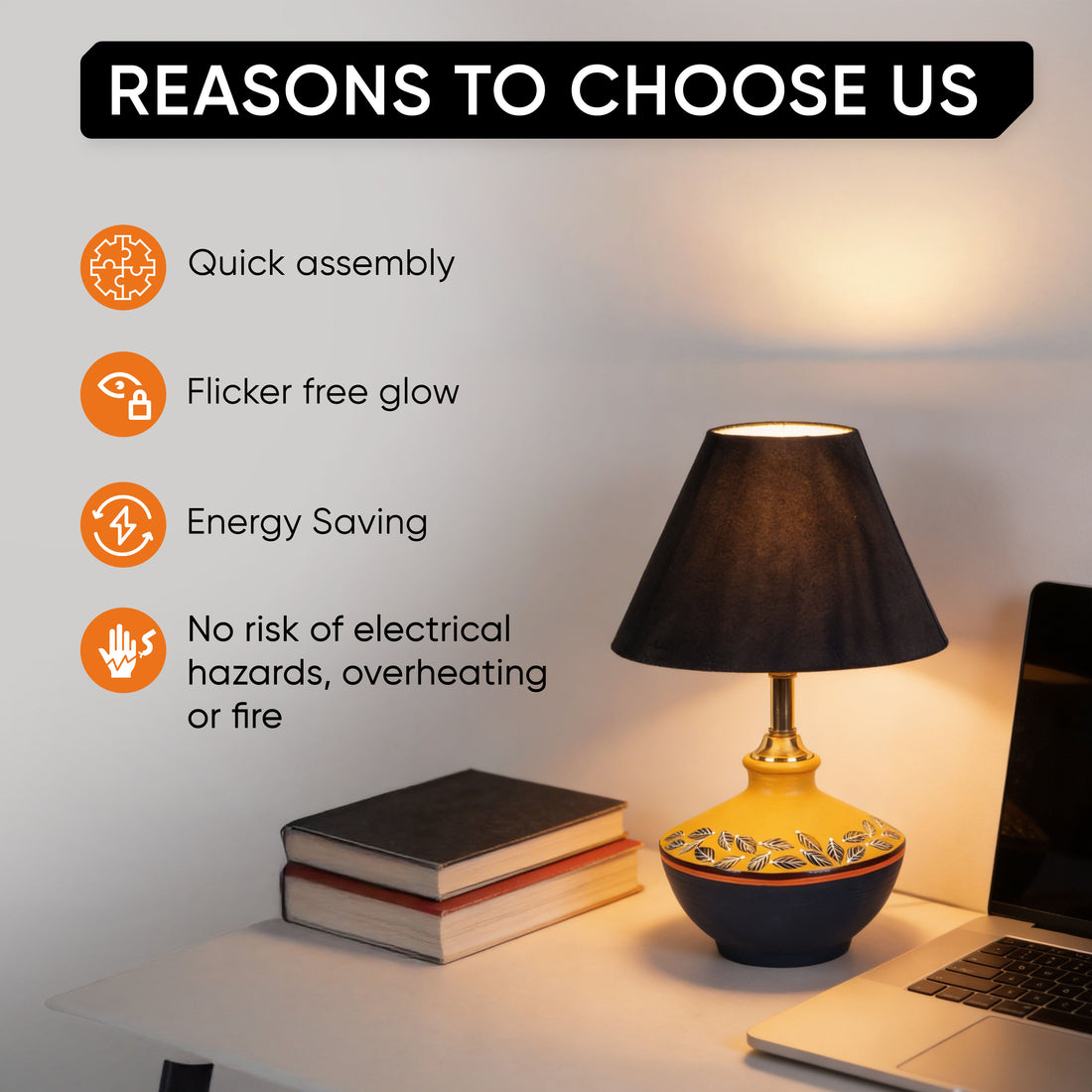 Sunflower Dreams Terracotta Table Lampshade ( 8x8x13)