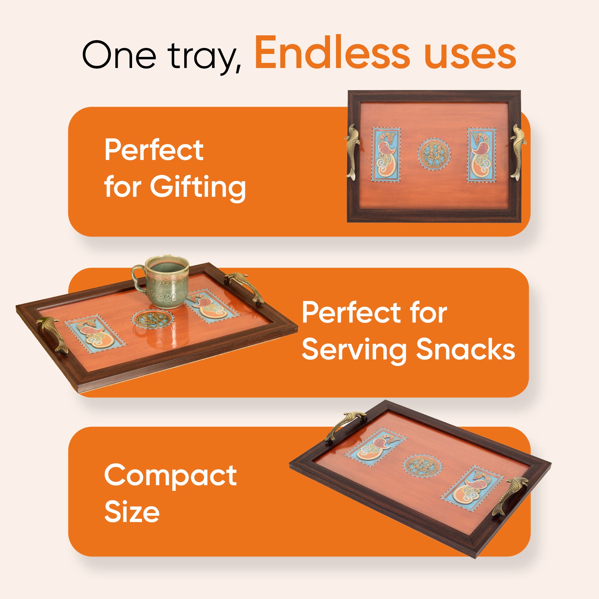 Citrus Plume Tray
