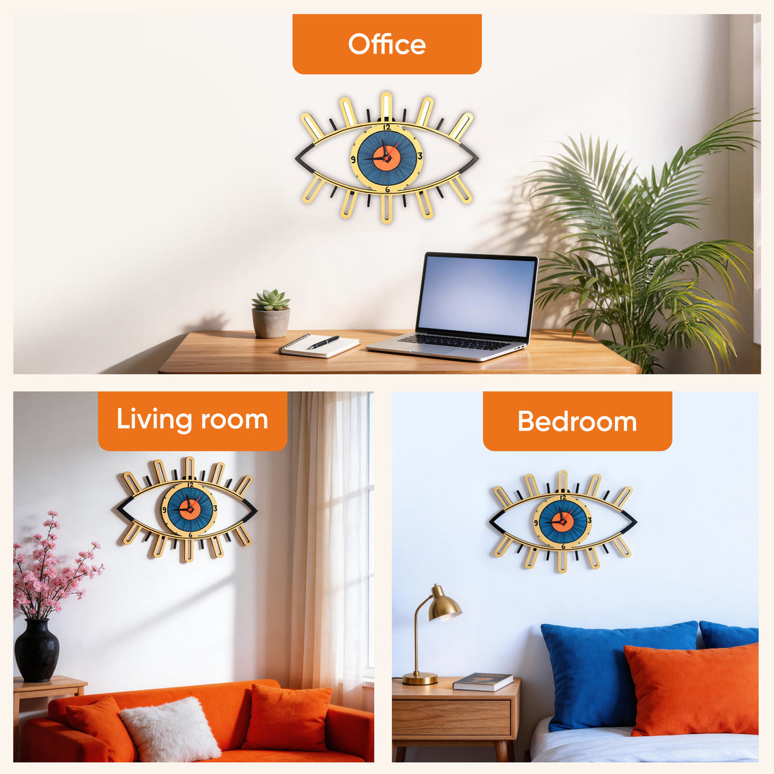 Eye Glare Wall Clock