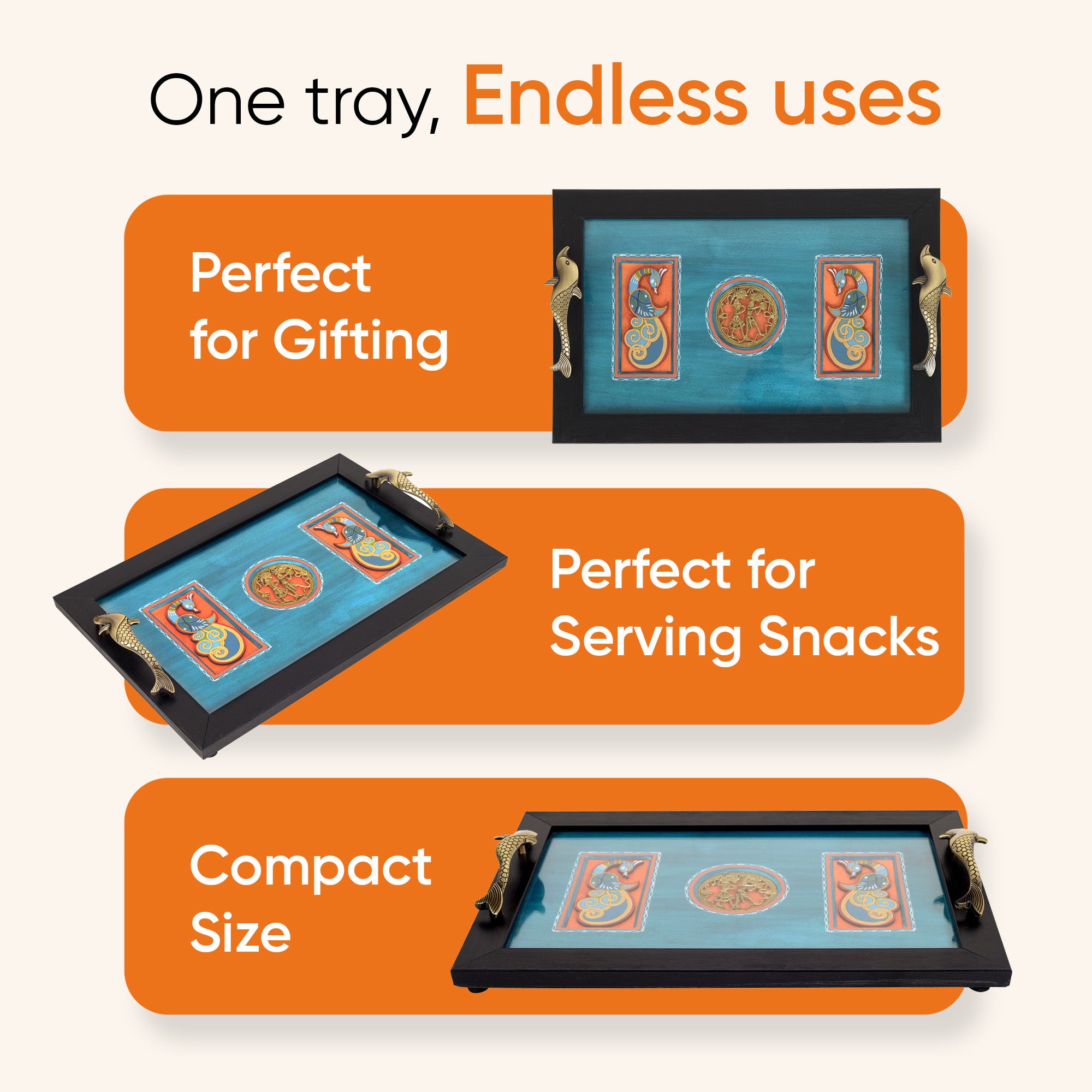 Sapphire Splendor Tray
