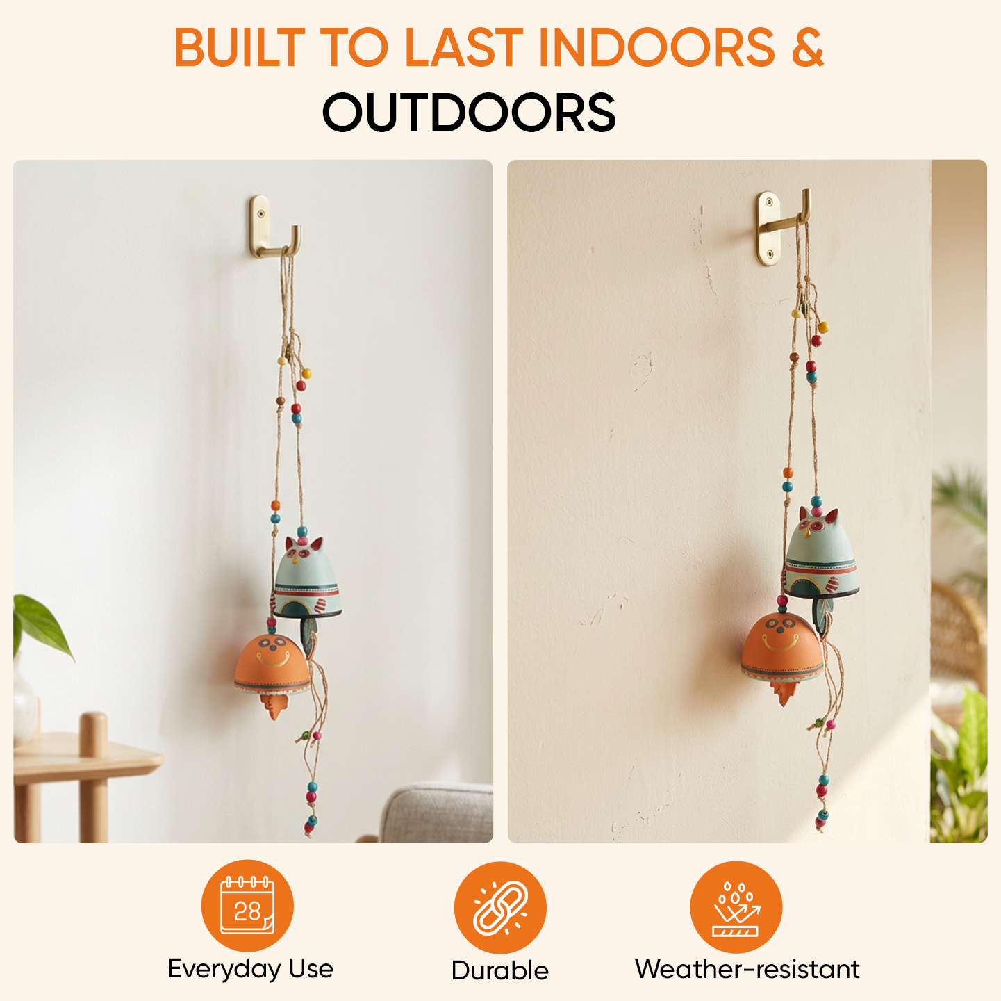 Handcrafted Terracotta Cow Bells S02