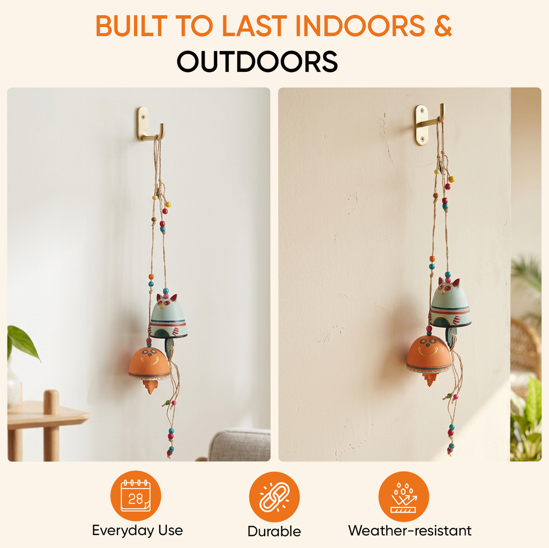 Handcrafted Terracotta Cow Bells S02
