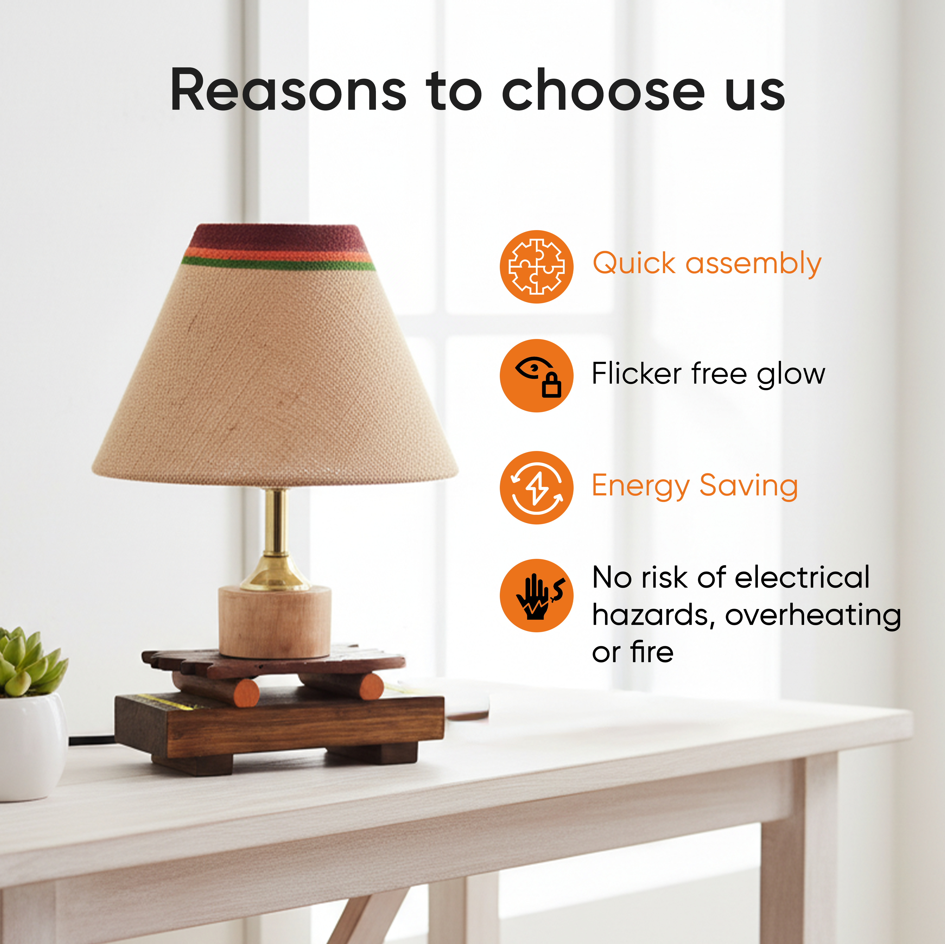 Something's fishy table lamp with shade (8x8x12)