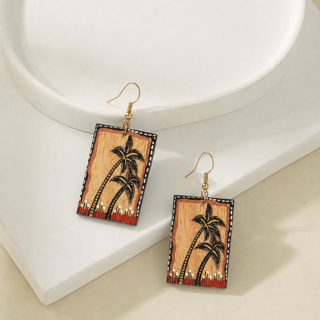 The Palms Handcrafted Tribal Earrings