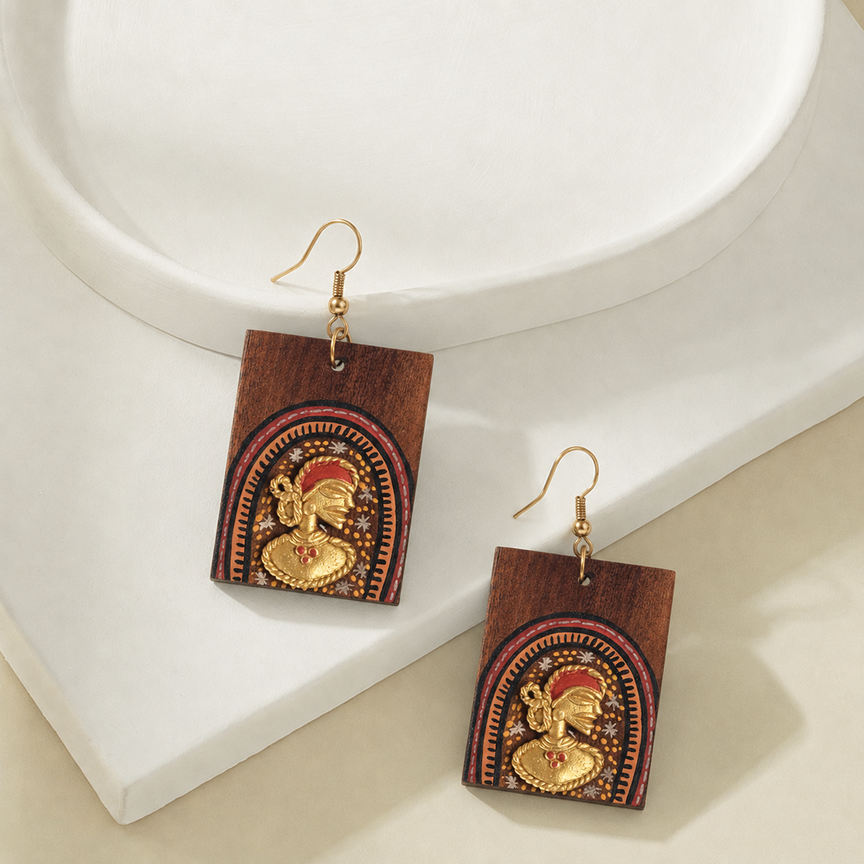 Forest Queen Handcrafted Earrings