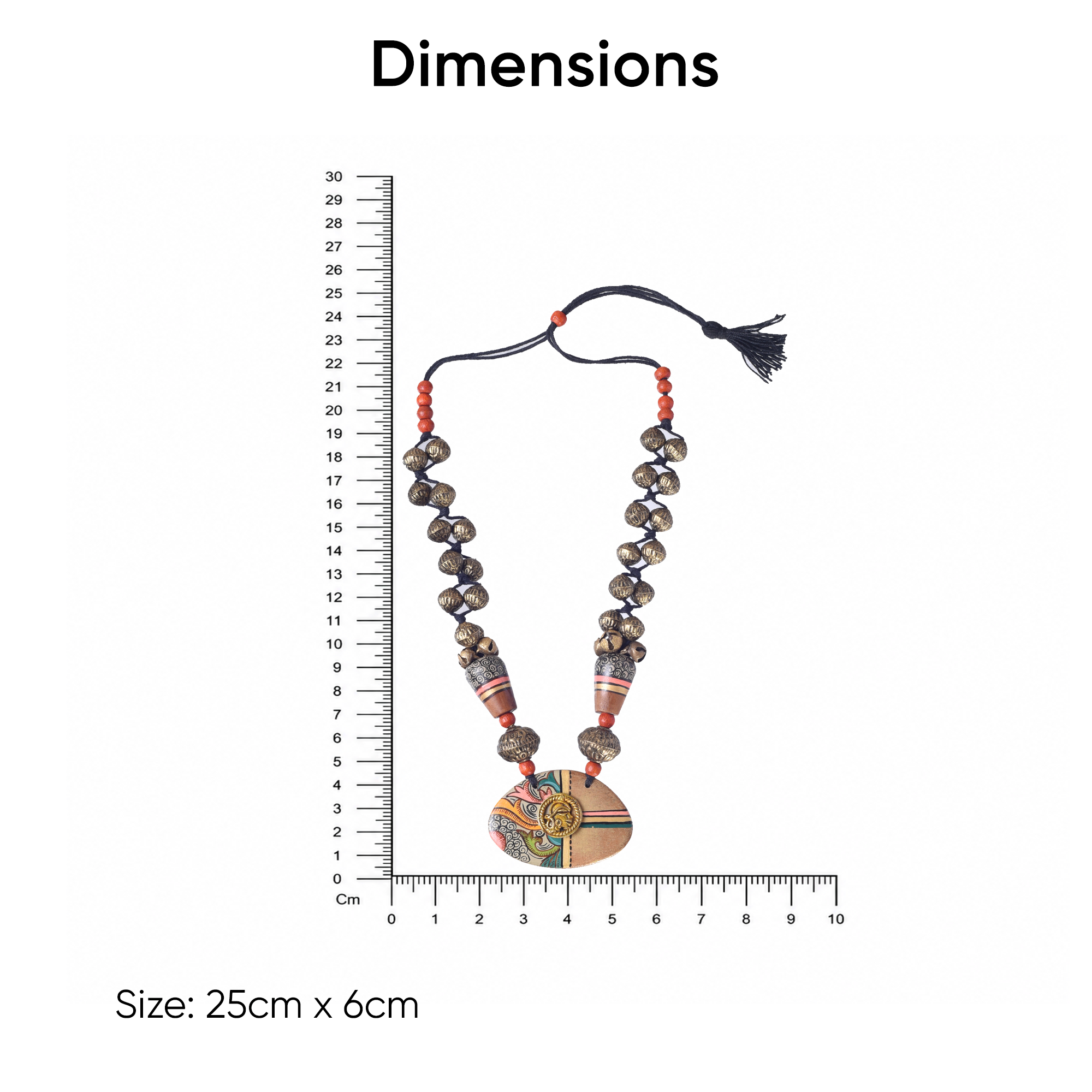 Blossom Brass Charm Necklace