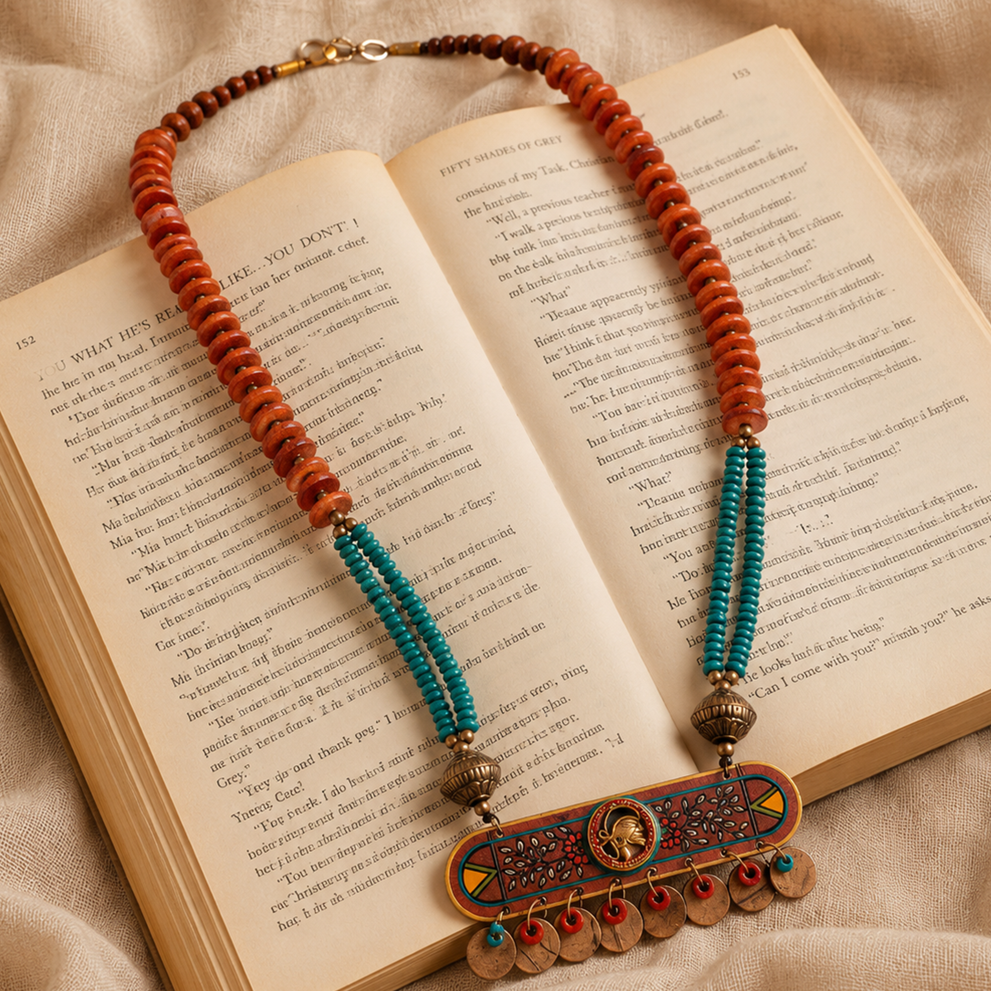 Urvashi' Handcrafted Tribal Dhokra Necklace