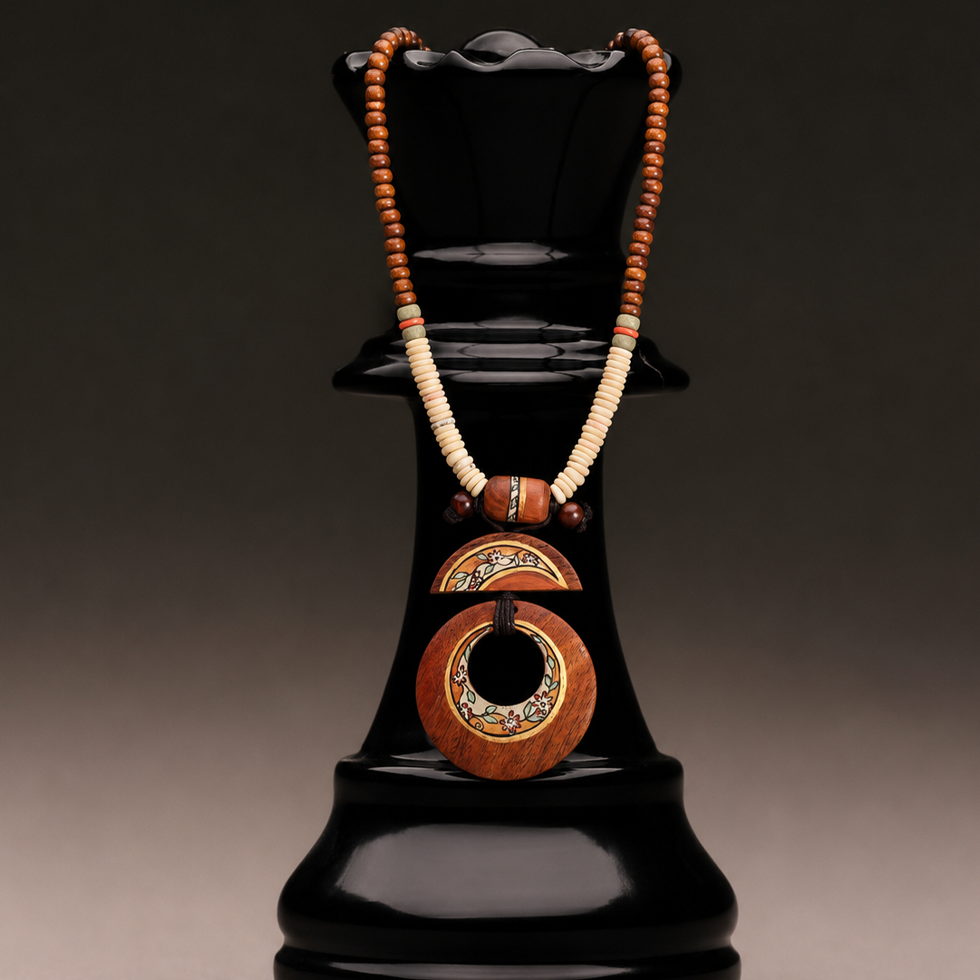 Whimsical Woodland Pendant Handcrafted Ethnic Necklace
