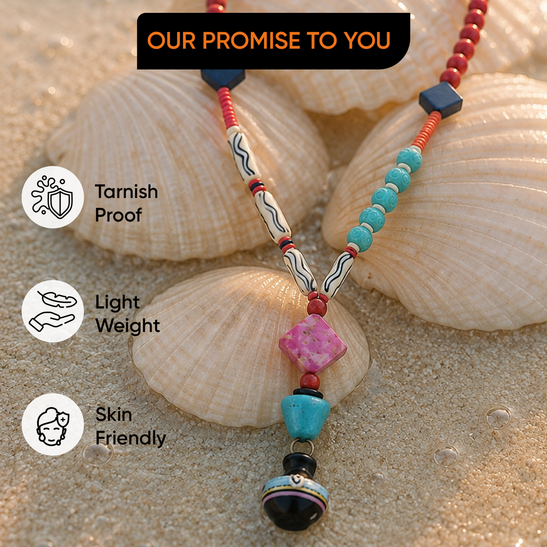 Wanderlust Dreamcatcher Lariat Handcrafted Ethnic Necklace
