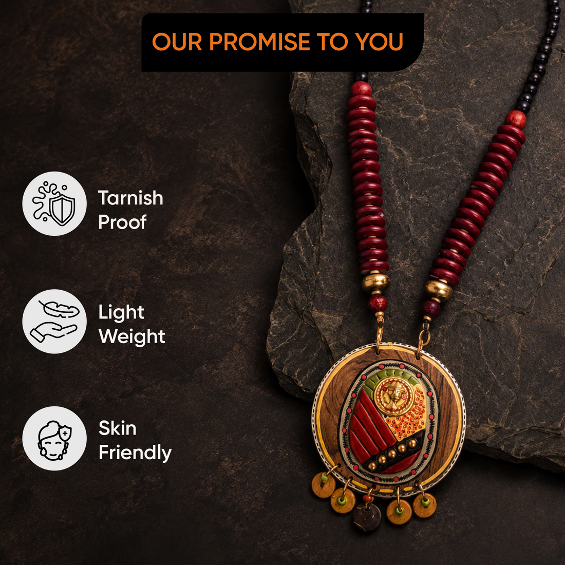 The Princess Garden' Handcrafted Tribal Dhokra Necklace