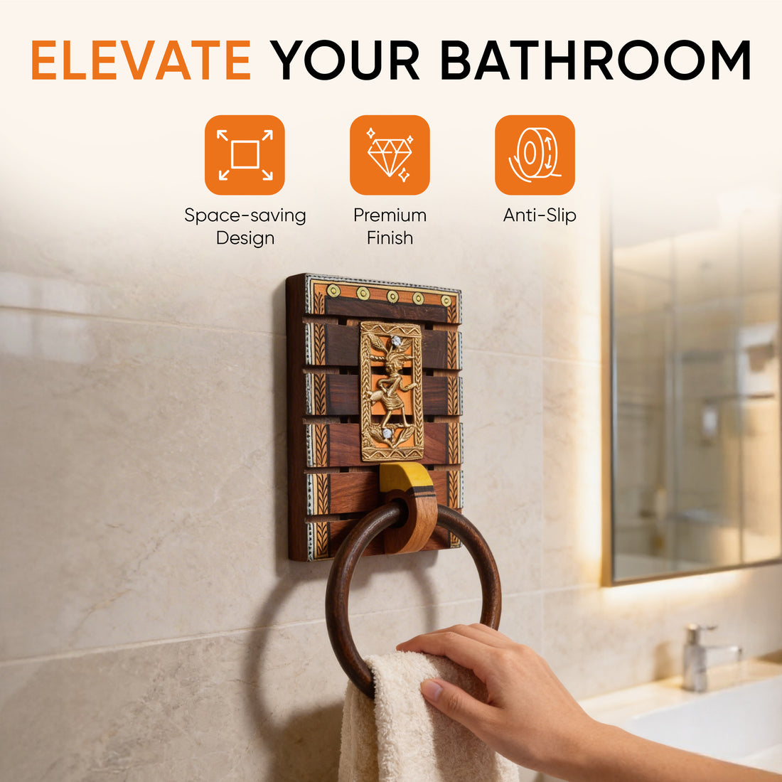 Sona Bath Towel Hanger