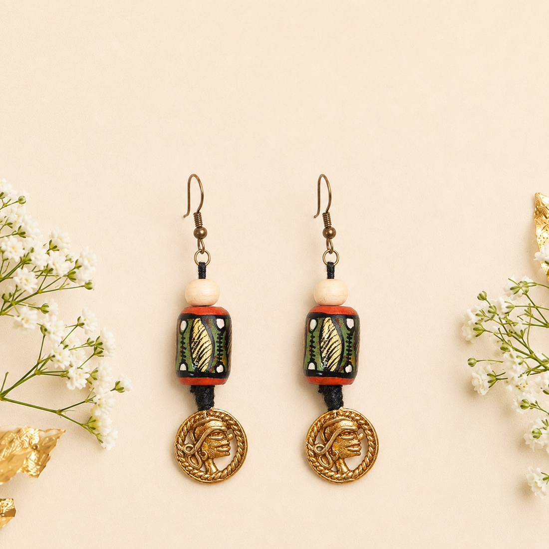 Artisanal Fusion Dangles Ethnic Earrings