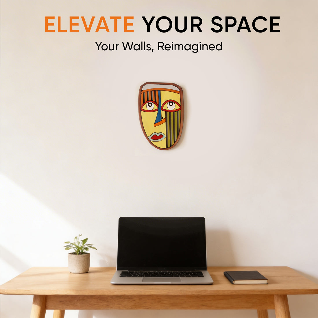 Candid Sunny Wall Decor Mask (7x11)