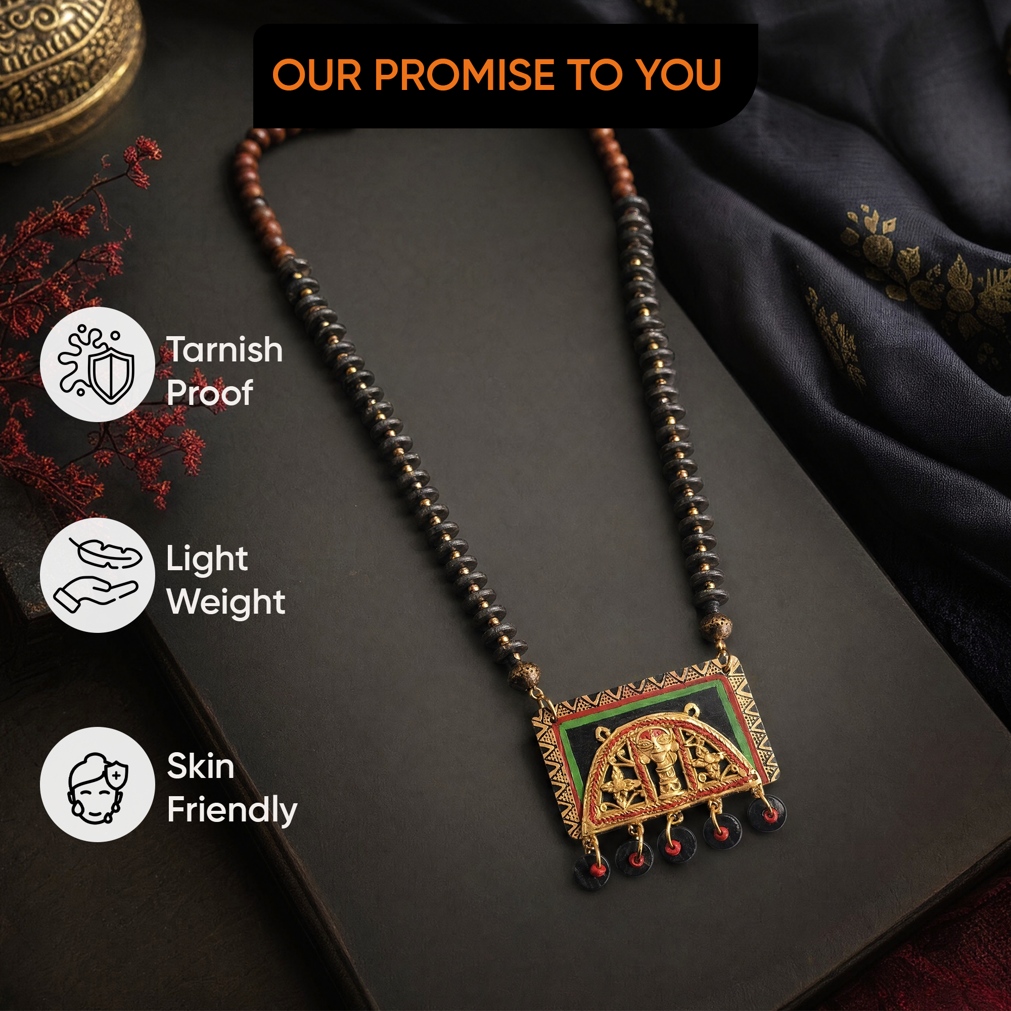 The Royal Guards Handcrafted Tribal Necklace