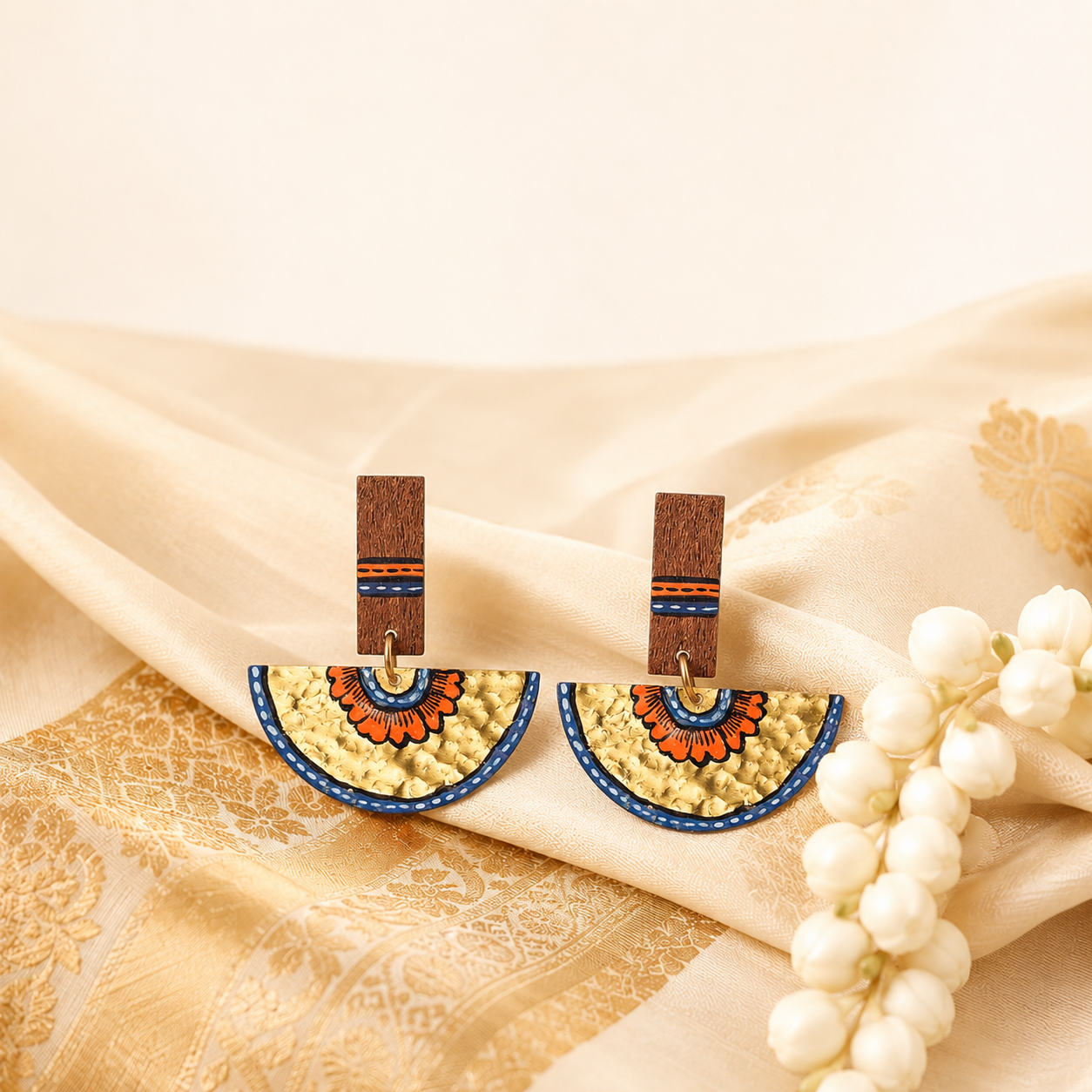 The Majestic Moon Handcrafted Tribal Earrings