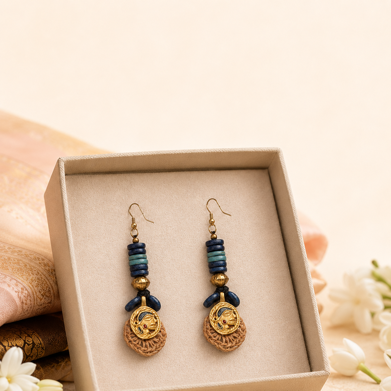 The Queens Loop Handcrafted Earrings