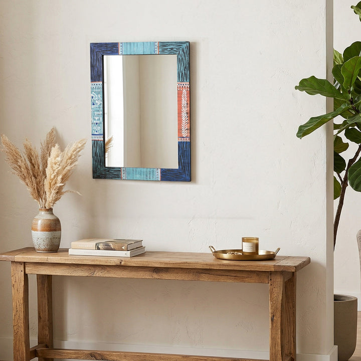 Cultural Reflections Wooden Mirror