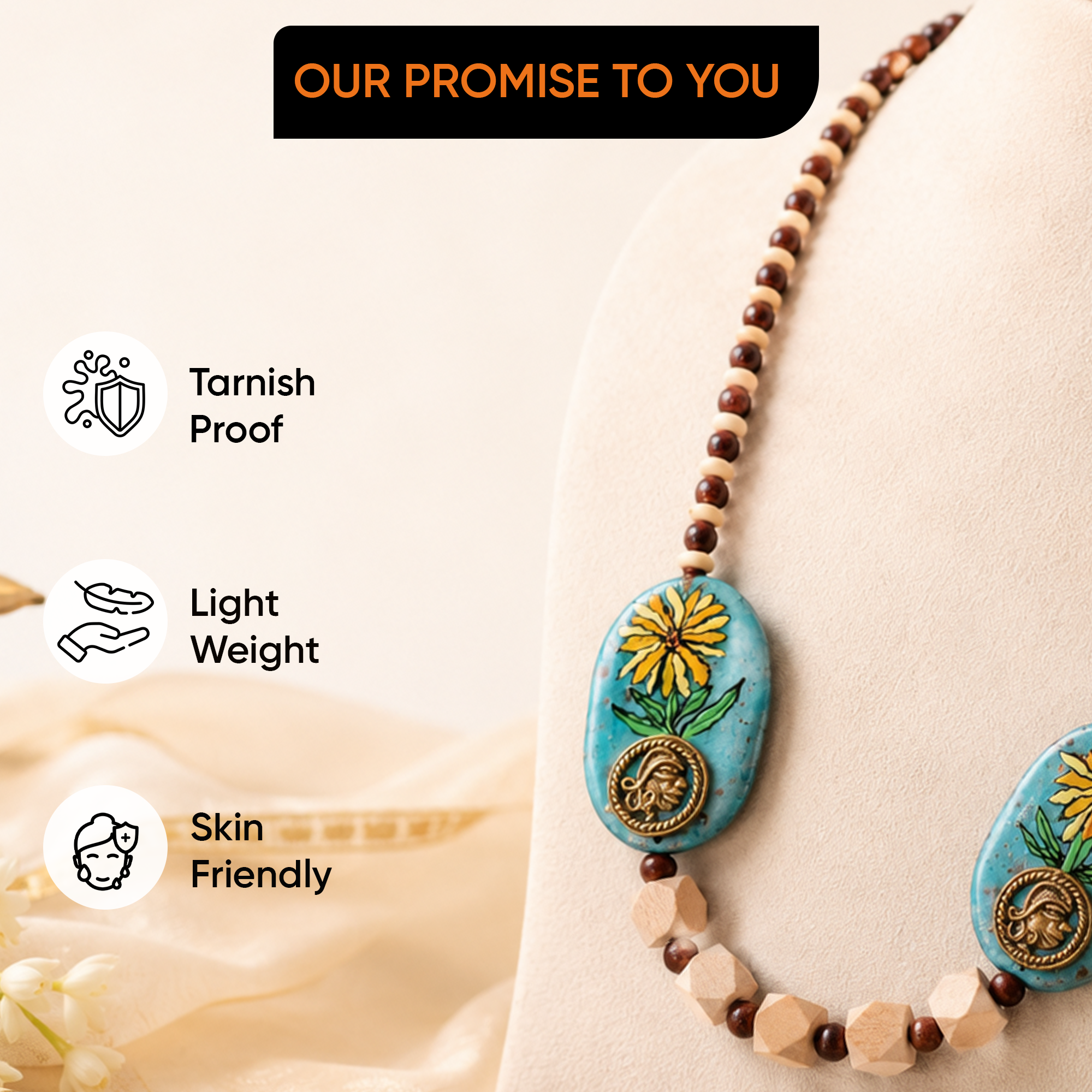 Enchanted Talisman Necklace Handcrafted Ethnic Necklace