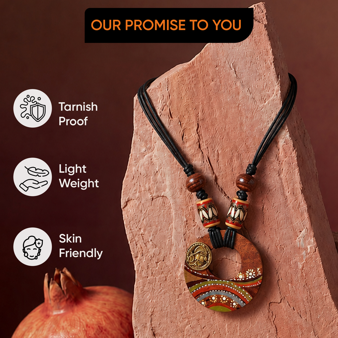 Tribal Enchantress  Handcrafted Ethnic Necklace