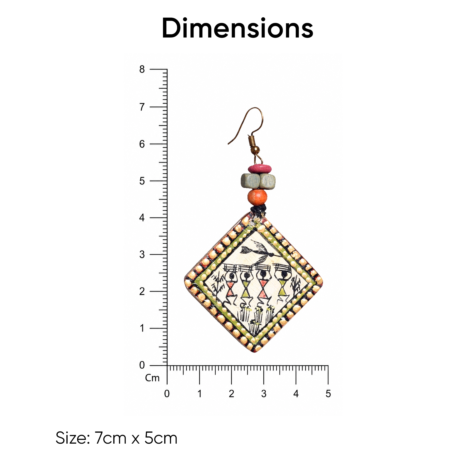 Jeda-II Tribal Art Earrings