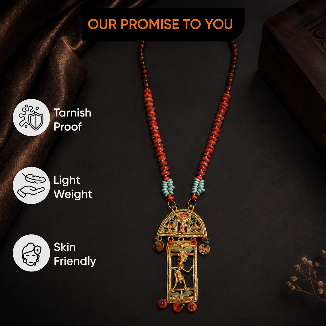 The Royal Cortege Handcrafted Tribal Necklace