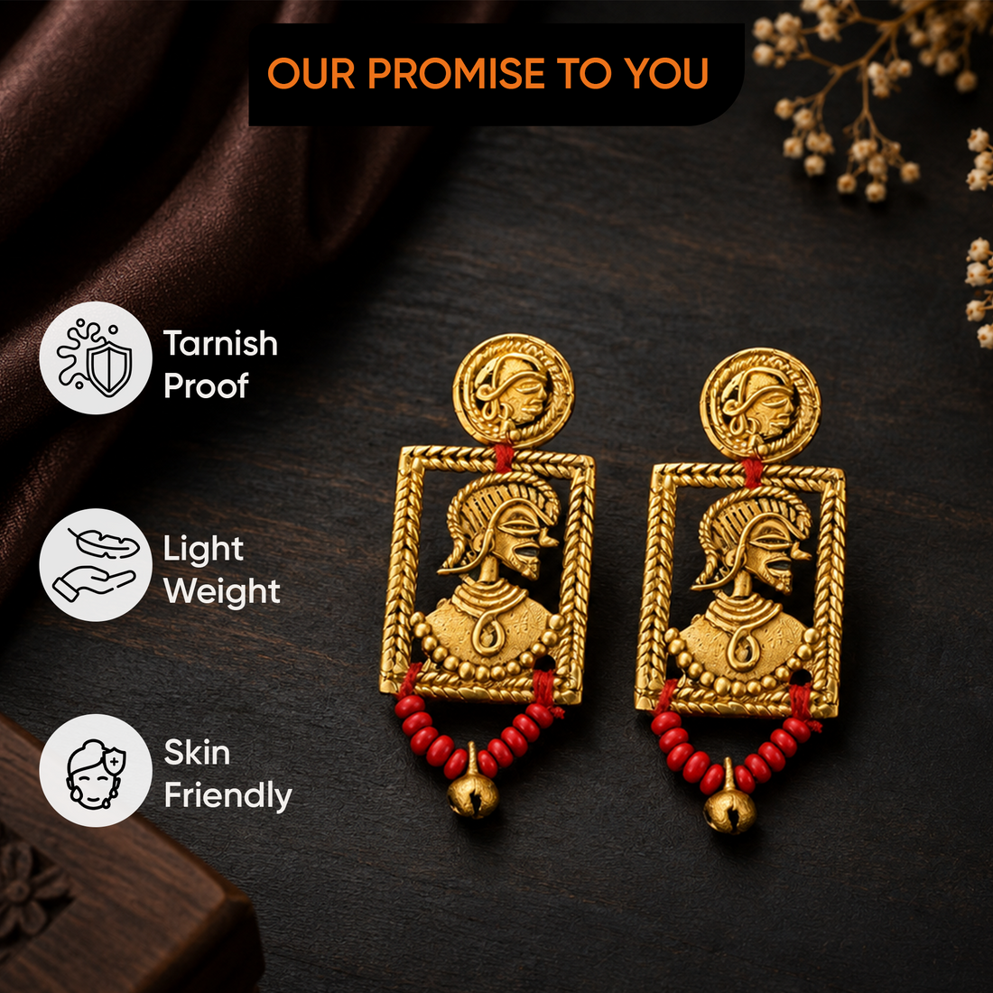 The Royal Handcrafted Earrings