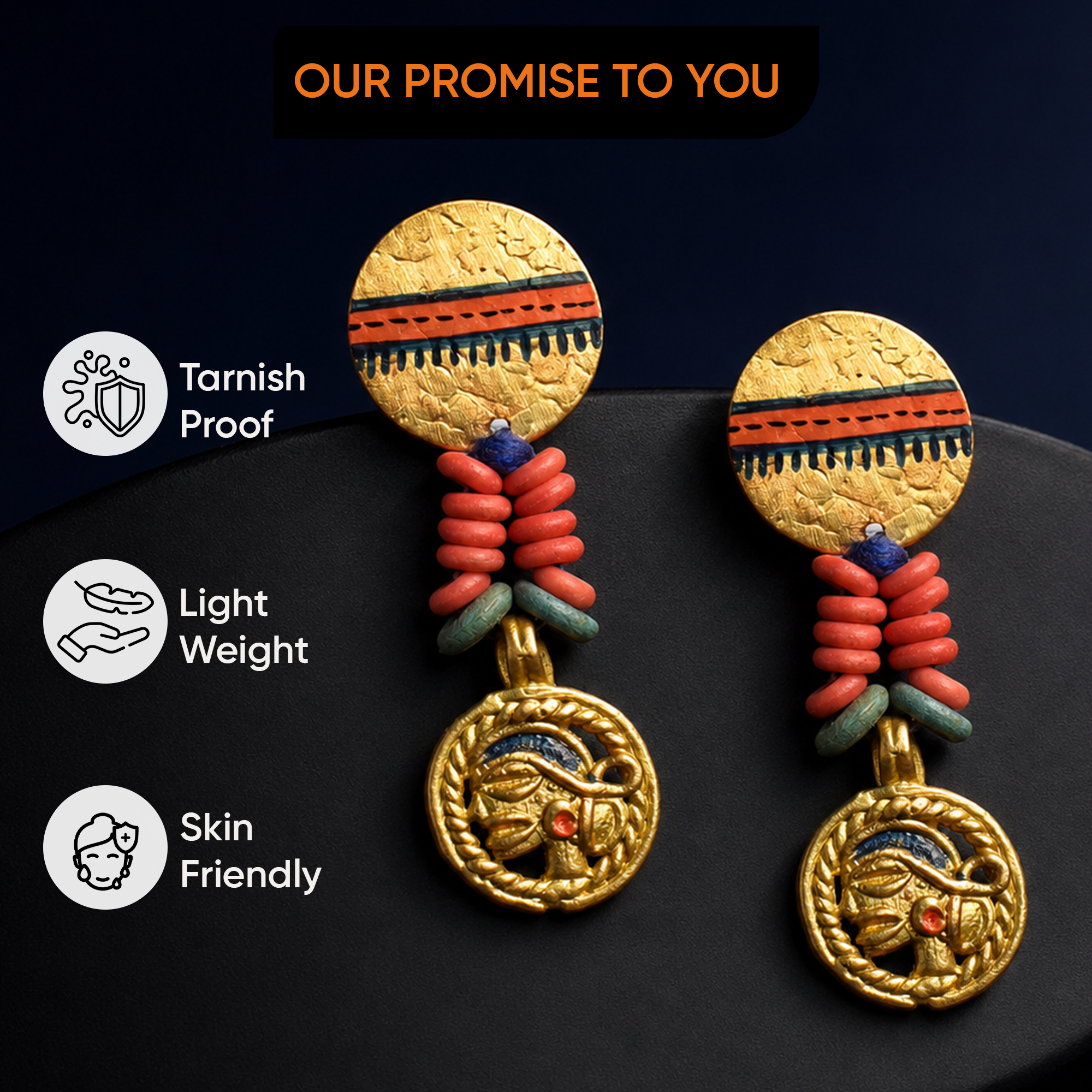 Queen Supreme Handcrafted Tribal Earrings