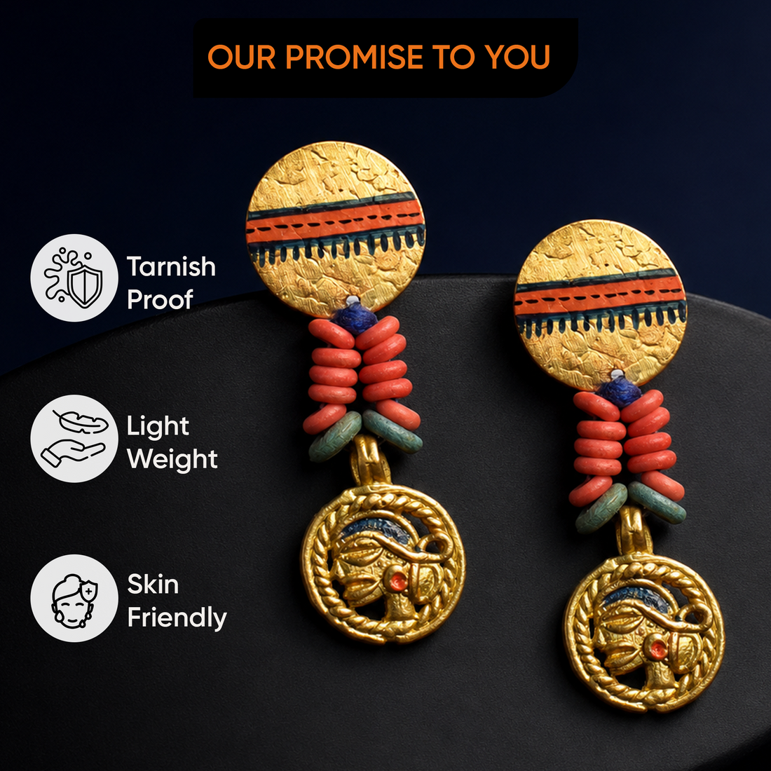 Queen Supreme Handcrafted Tribal Earrings