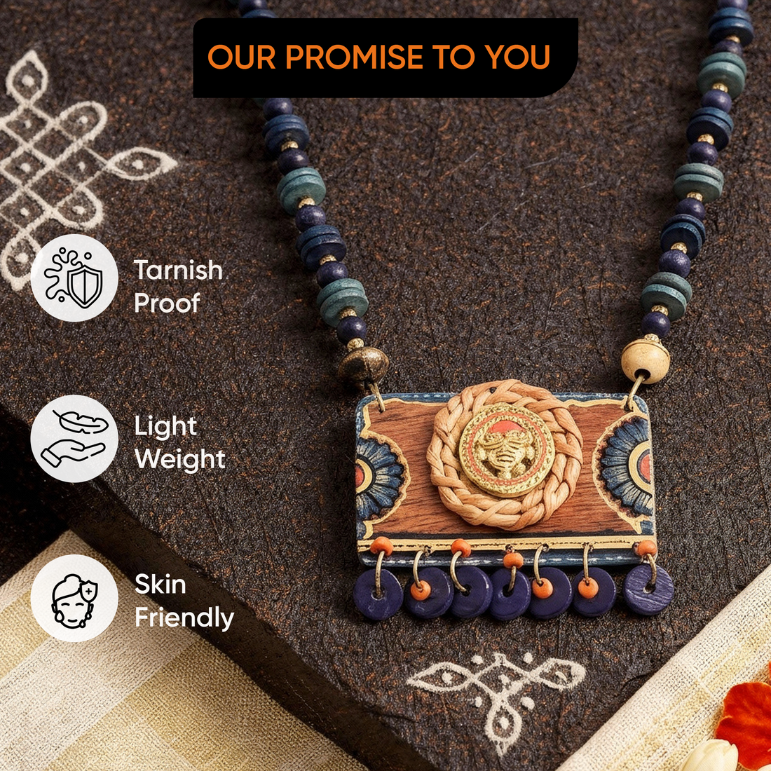 The Queen's Circle Handcrafted Tribal Necklace