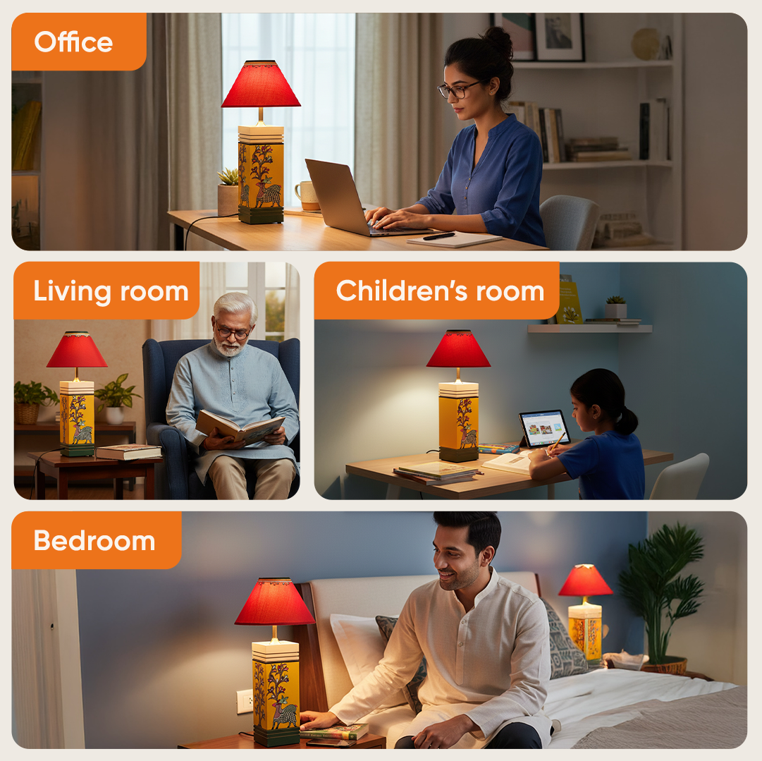 Dancing Deer Table Lamp