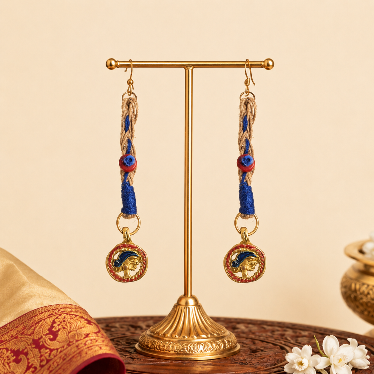 Queen's Drop Tribal Handcrafted Earrings