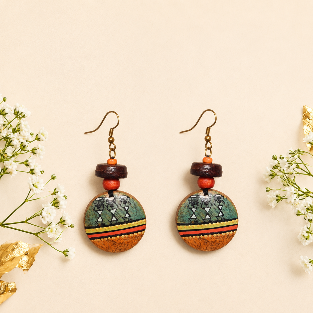 Remi-IV Folk Art Classic Earrings