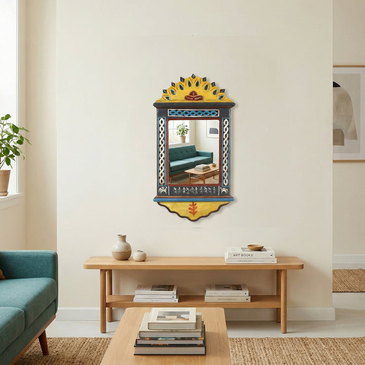 Handcrafted Jharokha Mirror Large (12x22")