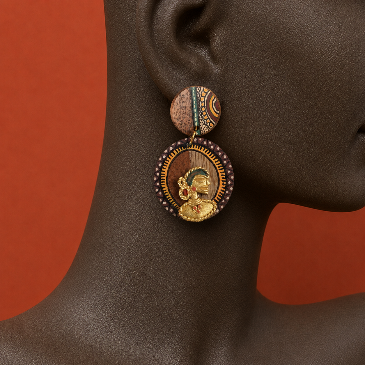 Queen Jade Handcrafted Earrings