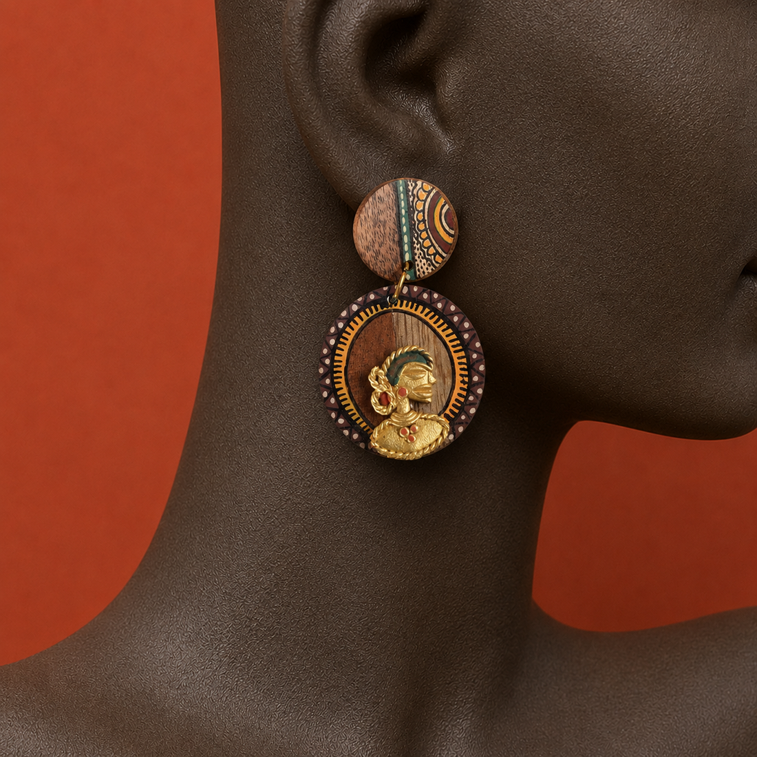 Queen Jade Handcrafted Earrings