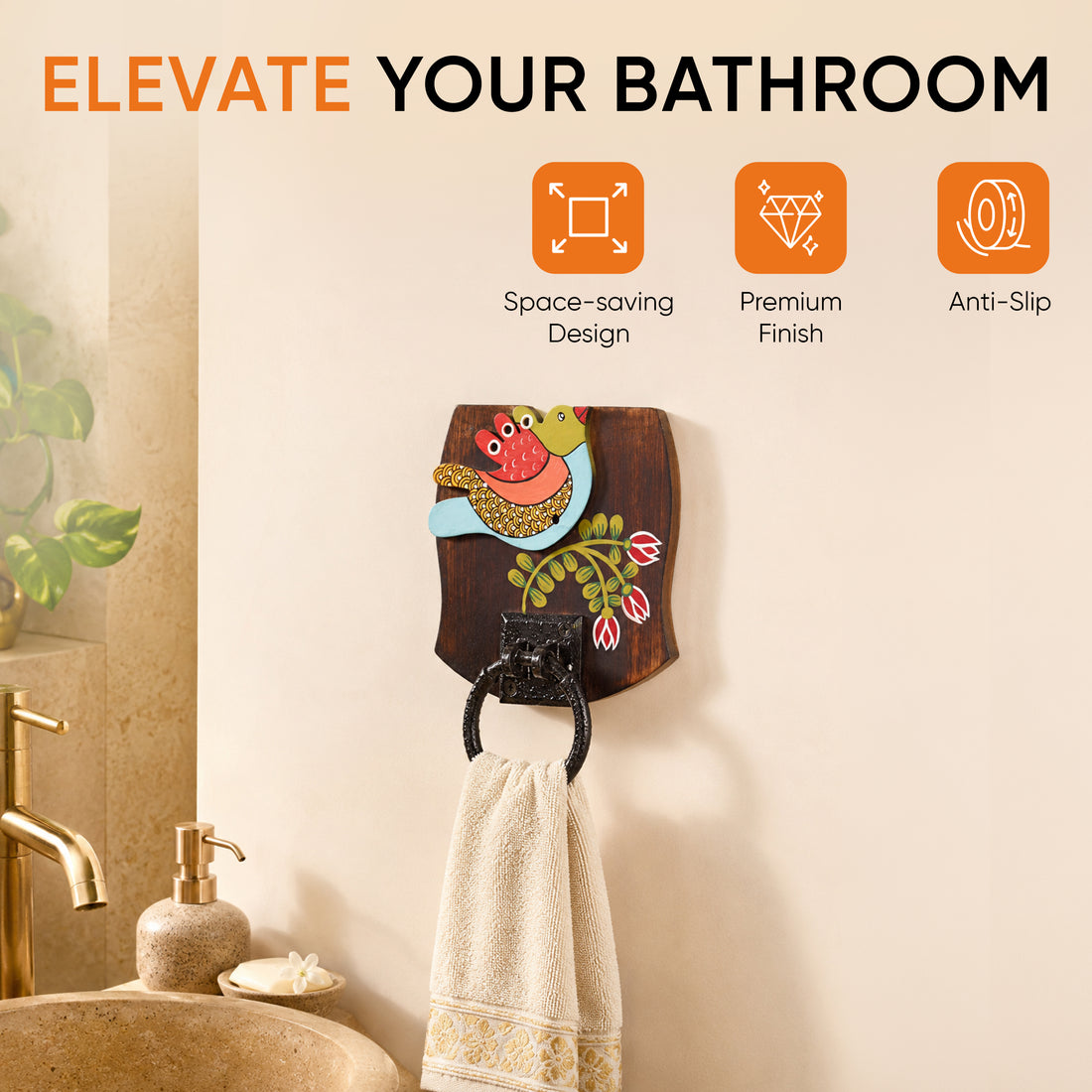 Maina Bath Towel Hanger