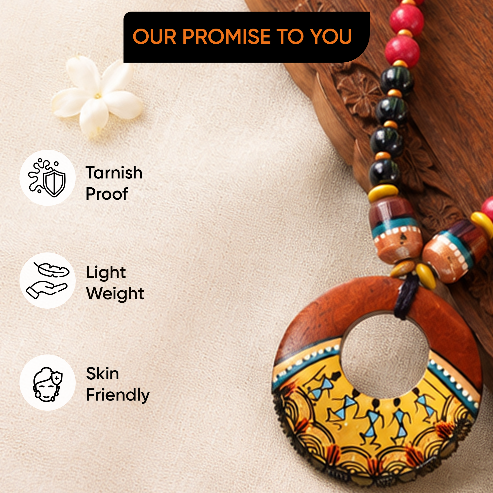 Syra Handcrafted Art Necklace