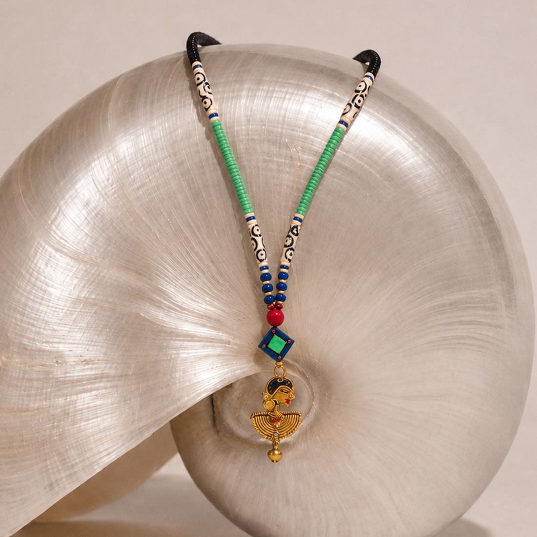 Vibrant Carnival Festoon Handcrafted Ethnic Necklace
