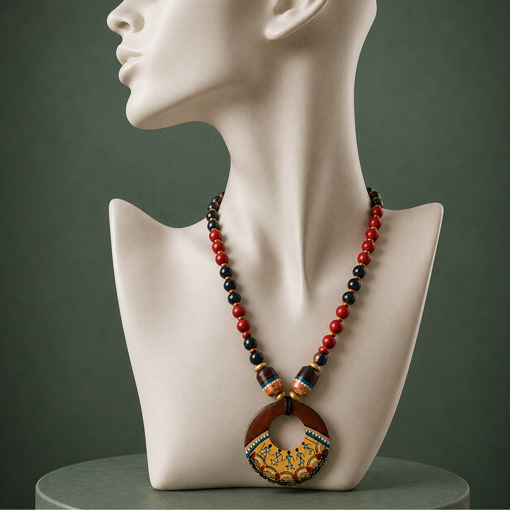 Syra Handcrafted Art Necklace