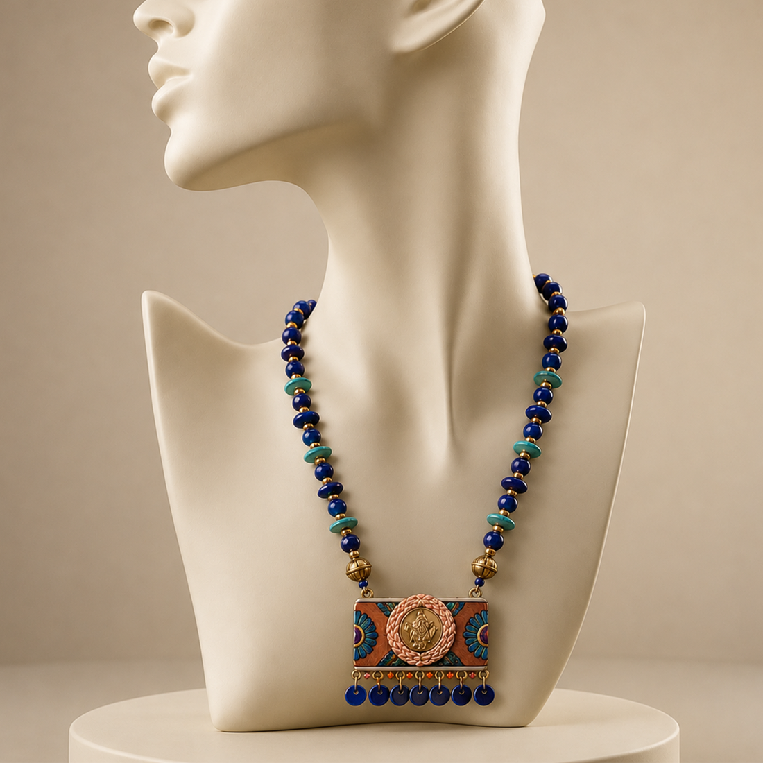 The Queen's Circle Handcrafted Tribal Necklace