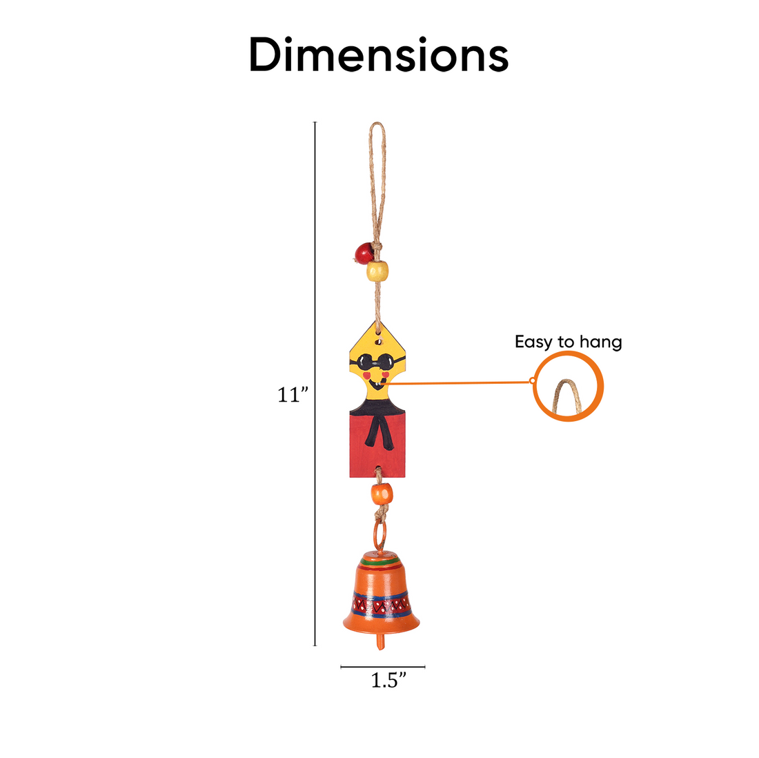 Smart Guy Wind Chime (11x1.5)