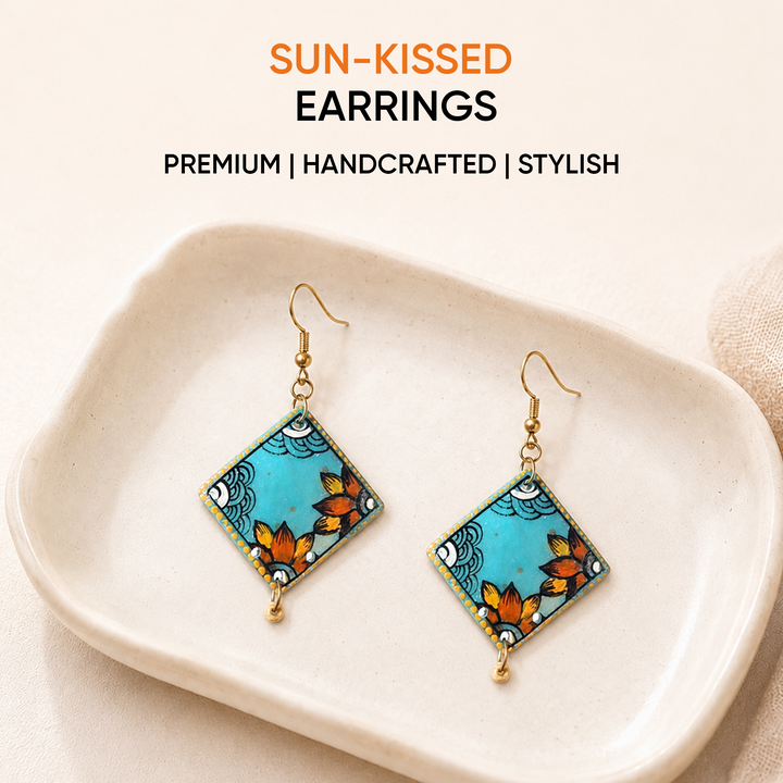 Sun-Kissed Henna Studs