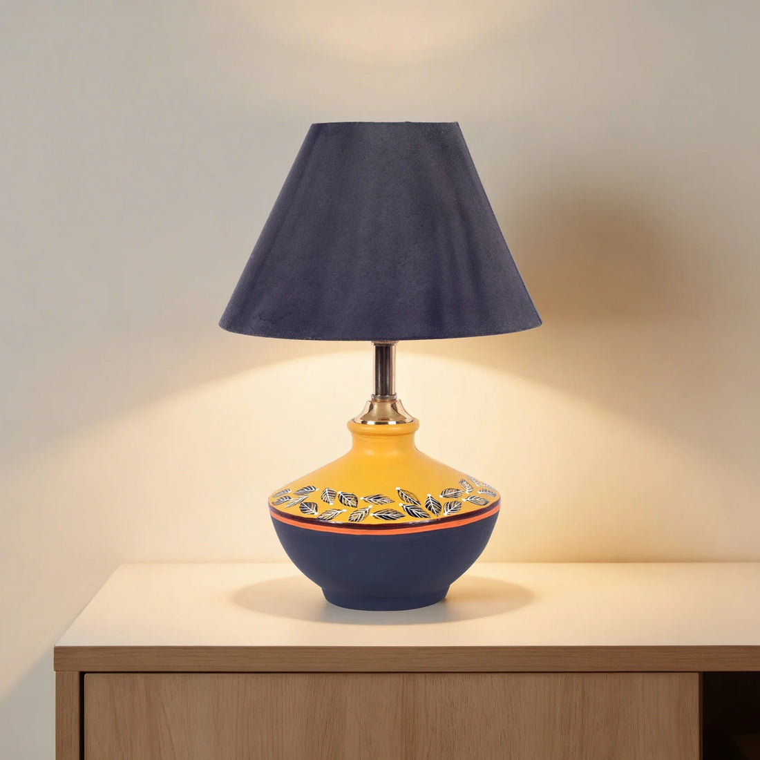 Sunflower Dreams Terracotta Table Lampshade ( 8x8x13)