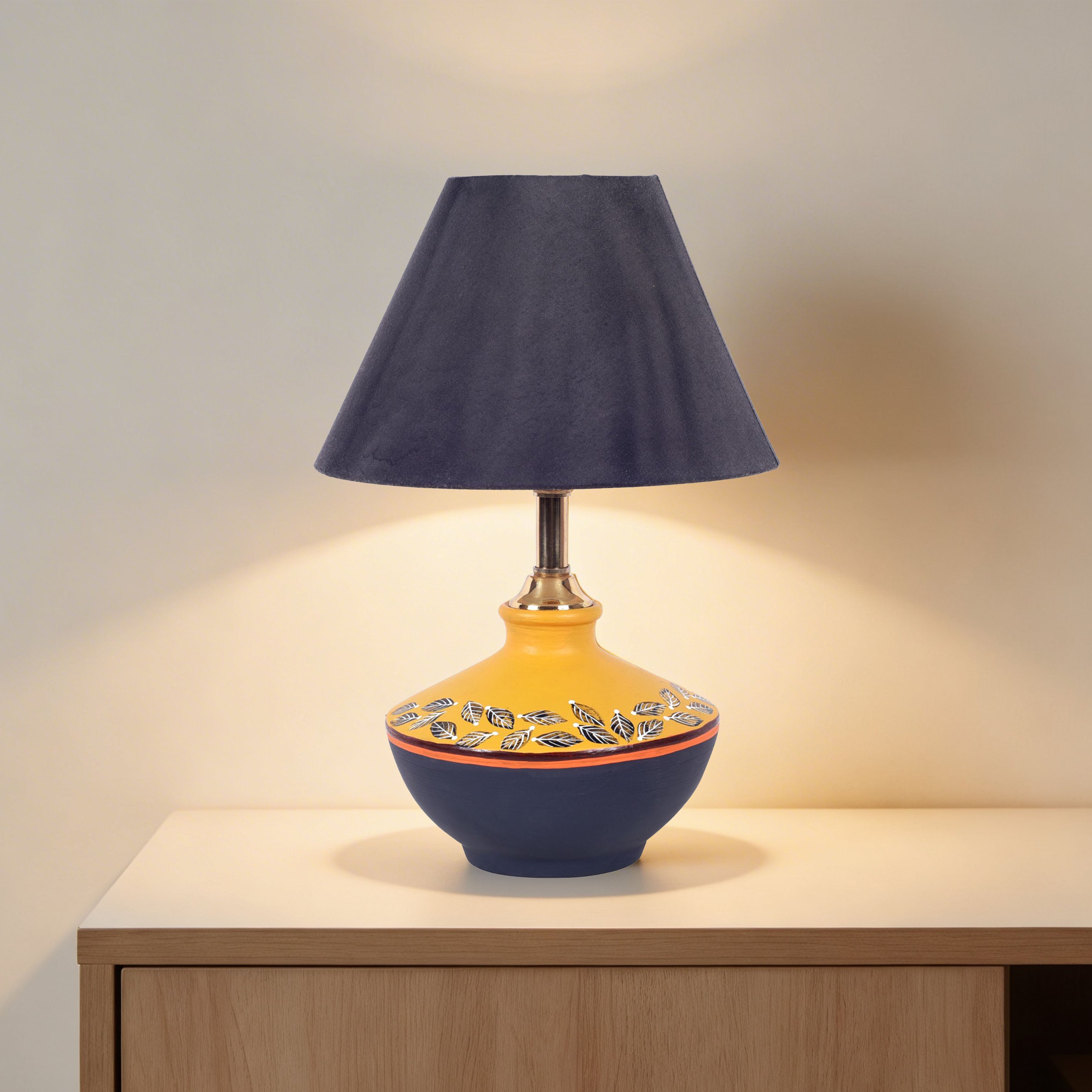 Sunflower Dreams Terracotta Table Lampshade ( 8x8x13)