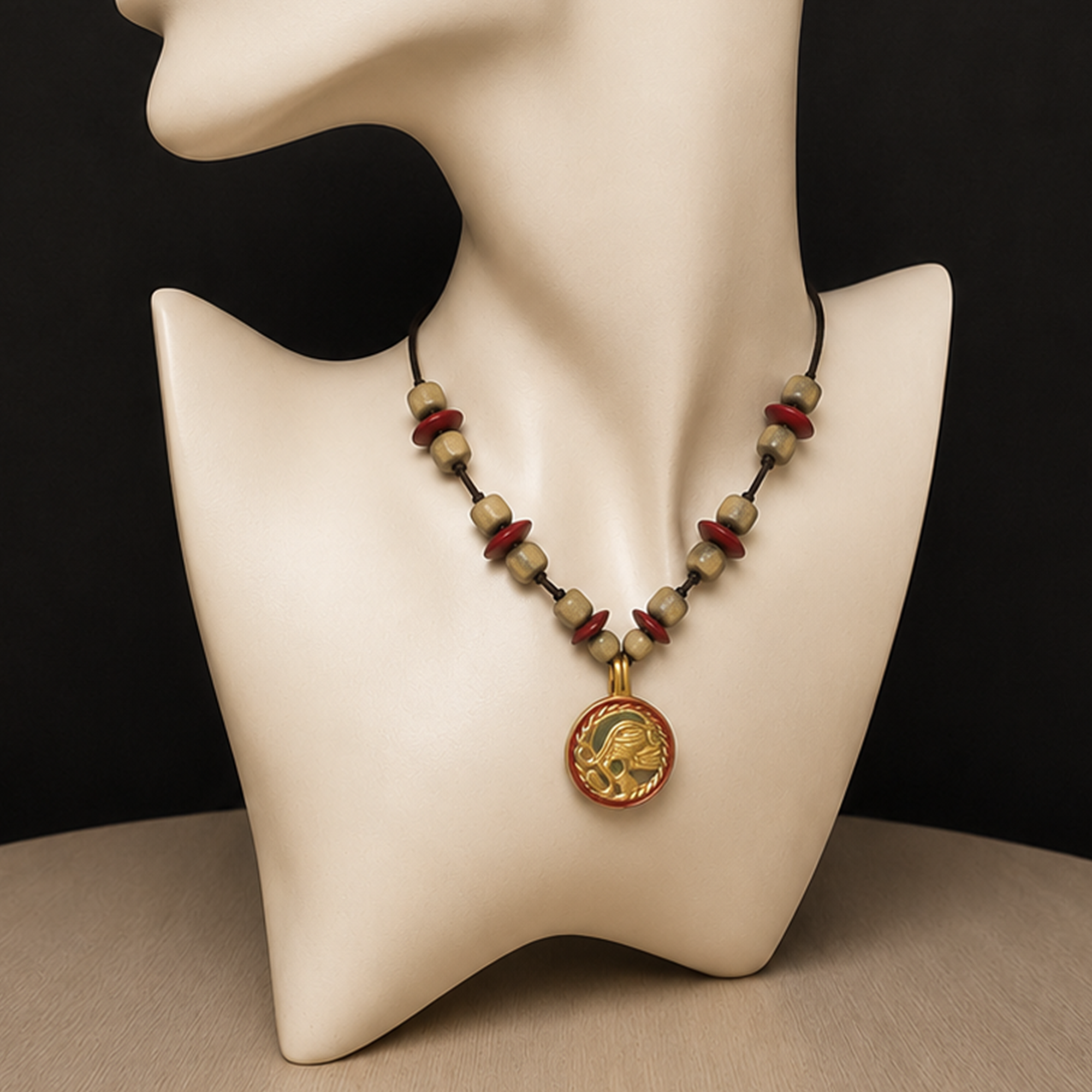 The Solo Queen Handcrafted Tribal Necklace