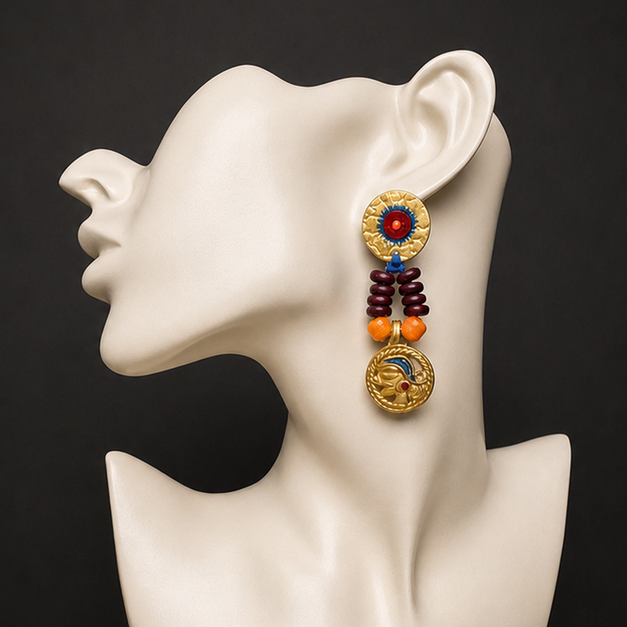 The Royals Handcrafted Tribal Earrings