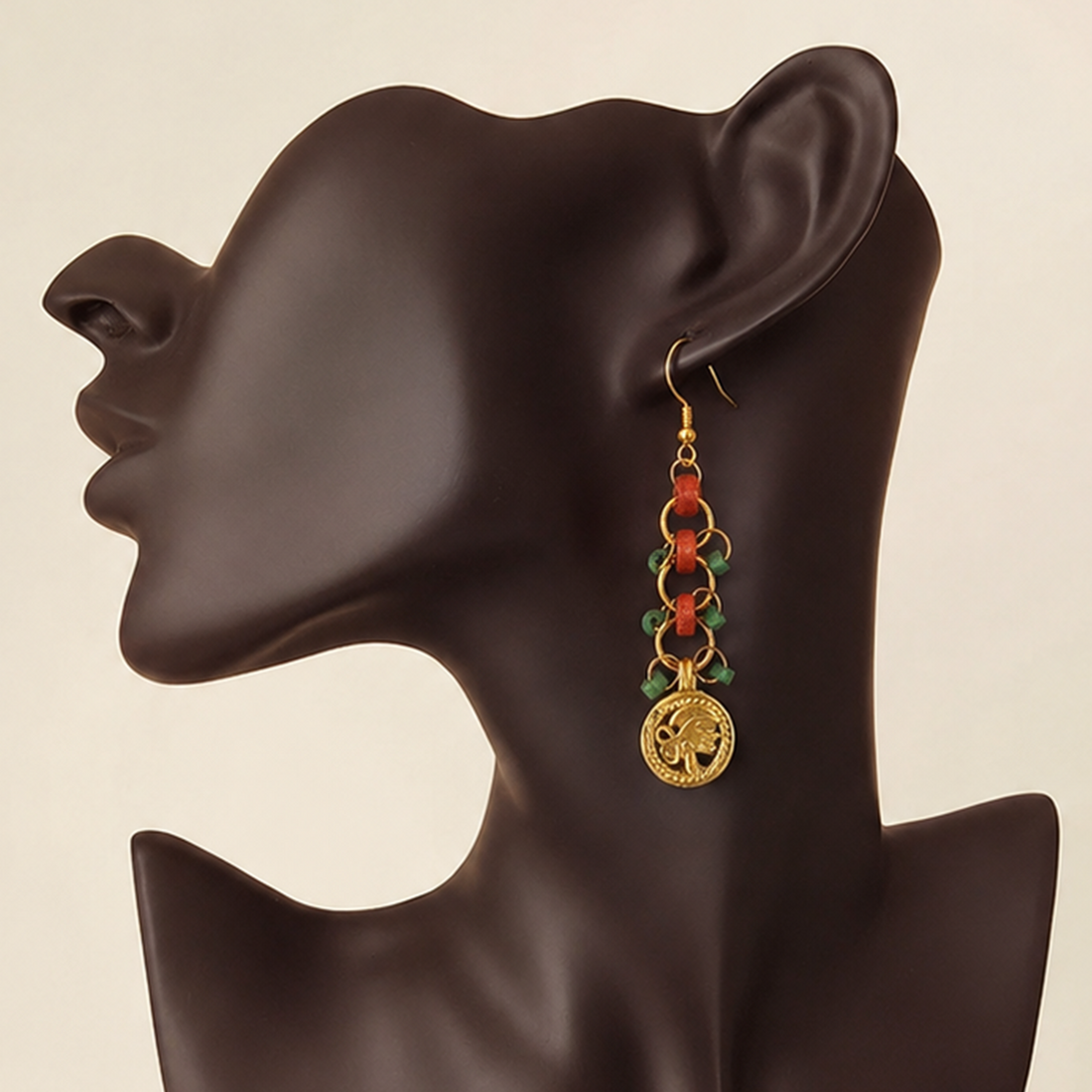 The Sun Queen Handcrafted Earrings