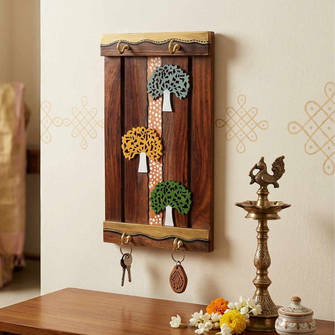 Trinity OF trees key hanger (9x5x1.5)