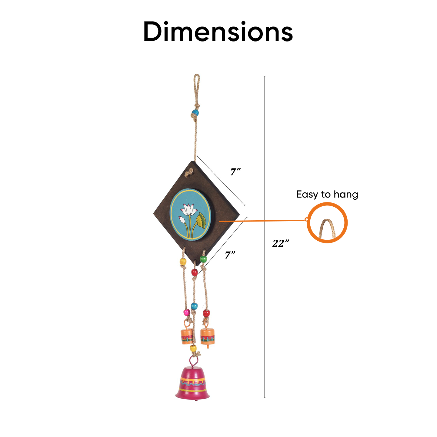 Pichhwai Iteeha Windchime