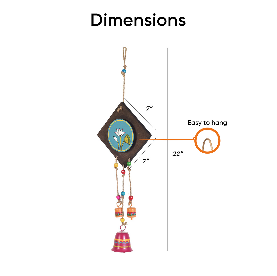 Pichhwai Iteeha Windchime